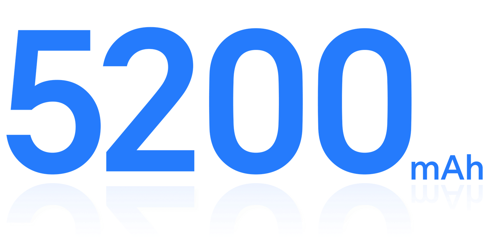 بطارية كبيرة 5200mAh 2